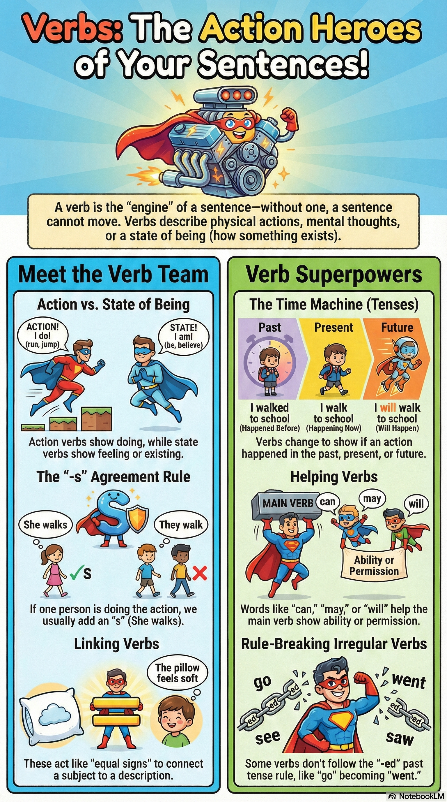Verbs Display